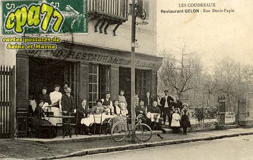 Chelles - Les Coudreaux - Restaurant Gelon - Rue Saint-Denis-Papin