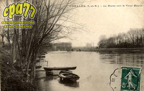 Chelles - La Marne vers le Vieux Moulin