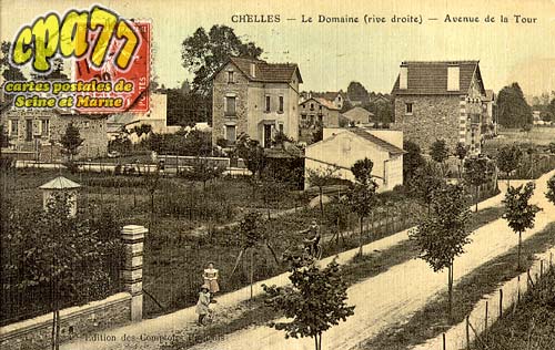 Chelles - Le Domaine (rive droite) - Avenue de la Tour