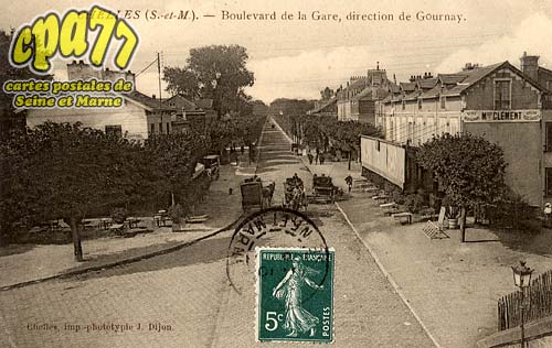 Chelles - Boulevard de la Gare, direction de Gournay
