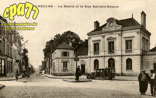 Chelles - La Mairie et la Rue Adolphe-Besson