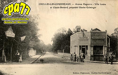 Chelles - Avenue Daguerre - Villa Louise et Claude-Bernard, proprit Charles Gelminger (en l'tat)