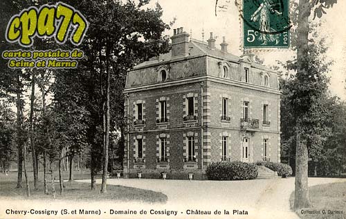 Chevry Cossigny - Domaine de Cossigny - Château de la Plata