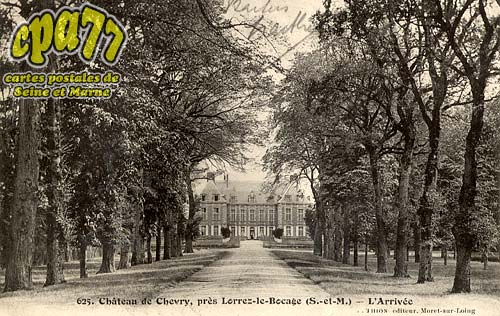 Chevry En Sereine - Chteau de Chevry, prs Lorrez-le-Bocage (S.-et-M.) - l'Arrive