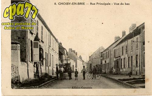Choisy En Brie - Rue Principale - Vue du bas