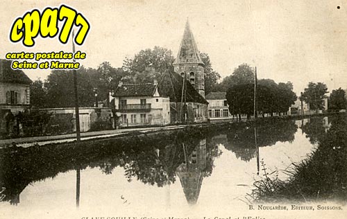 Claye Souilly - Le Canal et l'Eglise