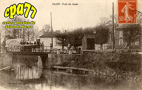 Claye Souilly - Claye - Pont du Canal