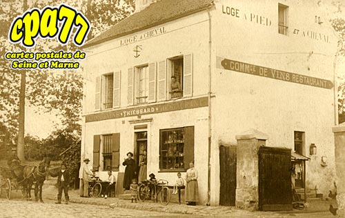 Claye Souilly - Commerce de Vins Restaurant Thiessard (carte photo)