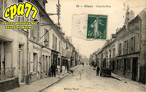Claye Souilly - Grande-Rue