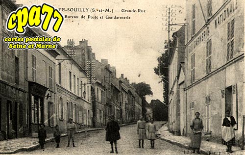 Claye Souilly - Grande-Rue - Bureau de Poste et Gendarmerie