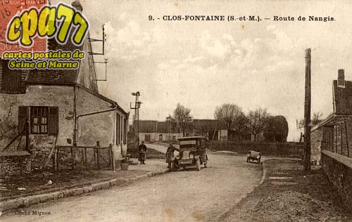 Clos Fontaine - Route de Nangis