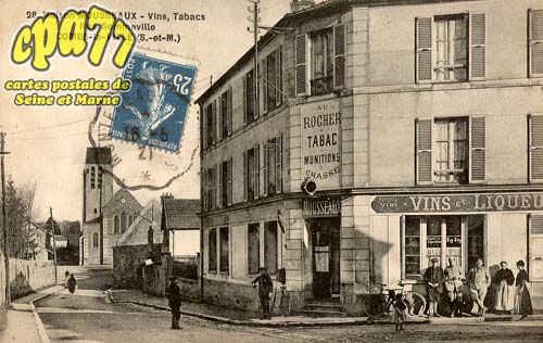 Combs La Ville - Maison Mousseaux - Vins, Tabacs - Rue Sommeville