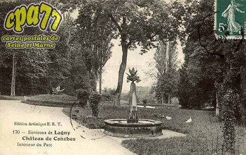 Conches Sur Gondoire - Environs de Lagny - Chteau de Conches - Intrieur du Parc