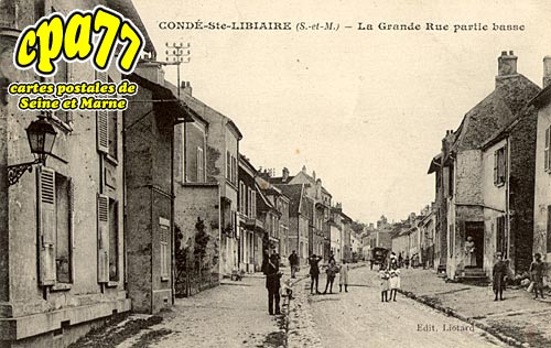 Cond Ste Libiaire - La Grande-Rue partie basse