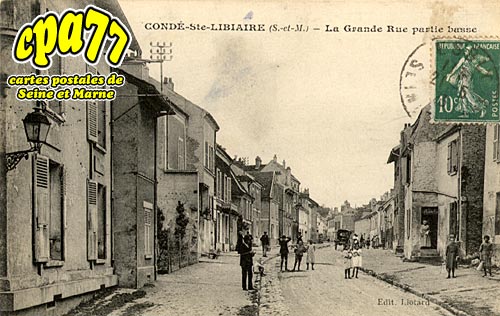 Cond Ste Libiaire - La Grande Rue partie basse