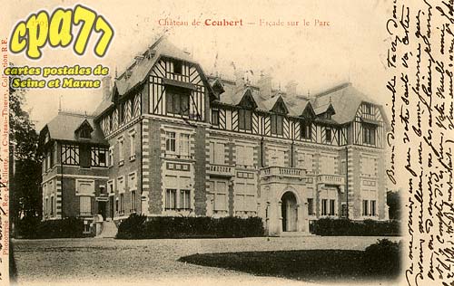 Coubert - Château de Coubert- Façade sur la Parc