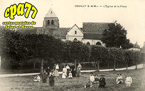 Couilly Pont Aux Dames - L'Eglise et la Place