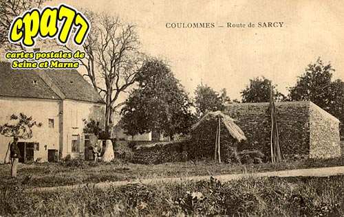 Coulommes - Route de Sarcy