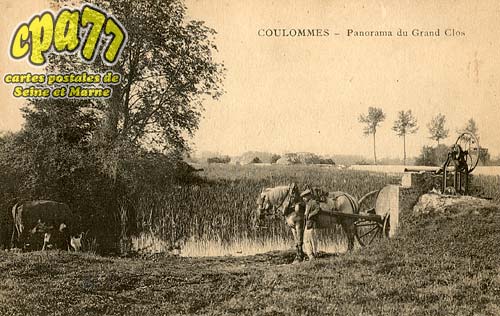 Coulommes - Panorama du Grand Clos