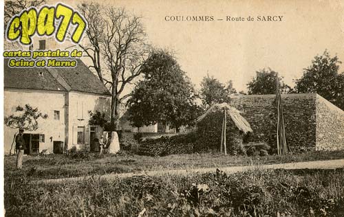 Coulommes - Route de Sarcy