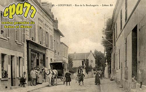 Coupvray - Rue de la Boulangerie