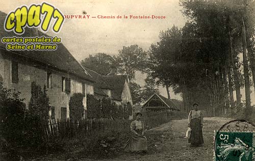 Coupvray - Chemin de la Fontaine-Douce