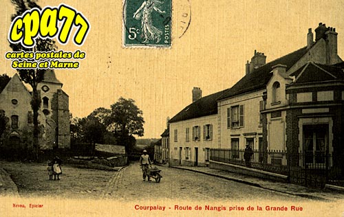 Courpalay - Route de Nangis prise de la Grande Rue