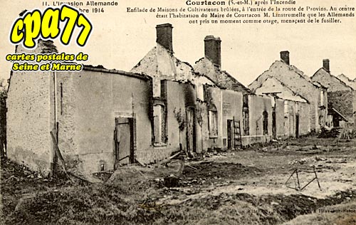 Courtacon - L'Invasion allemande - Septembre 1914
