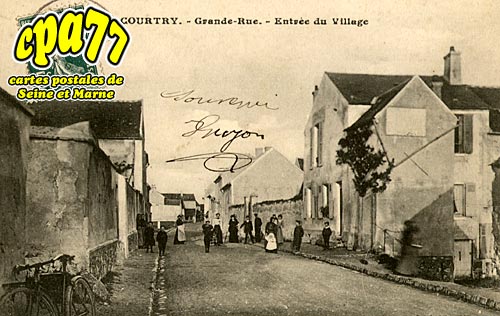 Courtry - Grande Rue - Entre du Village