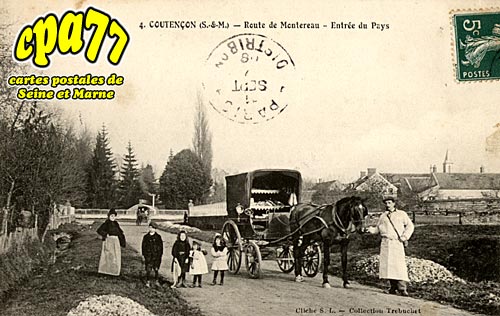 Coutencon - Route de Montereau - Entre du Pays