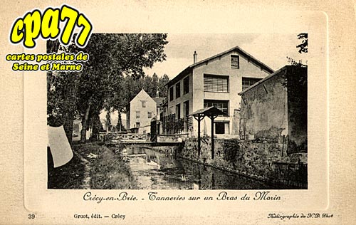 Crcy La Chapelle - Tanneries sur un Bras du Morin