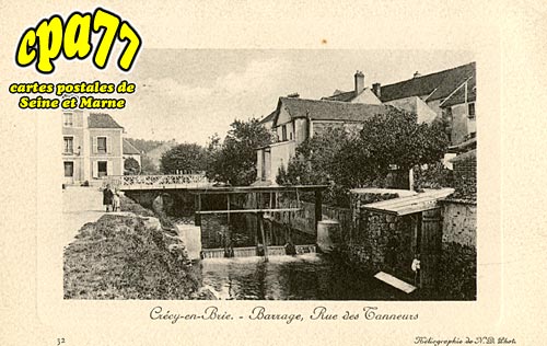 Crcy La Chapelle - Barrage, Rue des Tanneurs