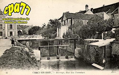 Crcy La Chapelle - Barrage, Rue des Tanneurs