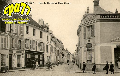Crcy La Chapelle - Rue du Barrois et Place Camus