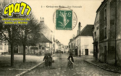 Crcy La Chapelle - Rue Nationale