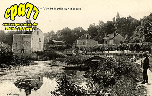Crcy La Chapelle - Vue du Moulin sur le Morin