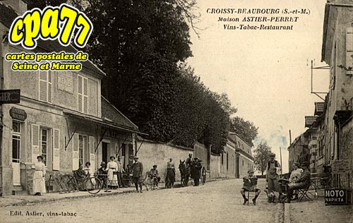 Croissy Beaubourg - Maison Astier-Perret - Vins-Tabac-Restaurant