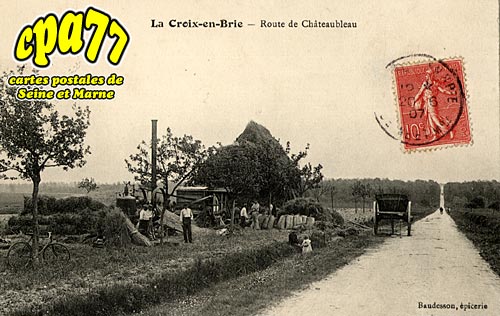 La Croix En Brie - Route de Chteaubleau