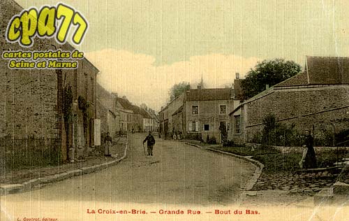 La Croix En Brie - Grande Rue - Bout du Bas