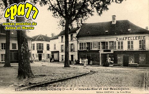 Crouy Sur Ourcq - Grande-Rue et rue Beaurepaire