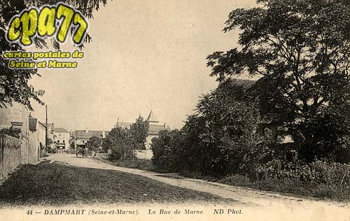 Dampmart - La Rue de Marne