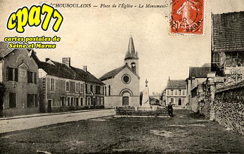 chouboulains - Place de l'Eglise - Le Monument