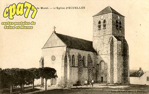 cuelles - Environs de Moret - l'Eglise d'Ecuelles