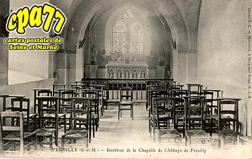 gligny - Preuilly - Intrieur de la chapelle de l'Abbaye