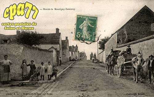 gligny - Route de Montigny-Lencoup