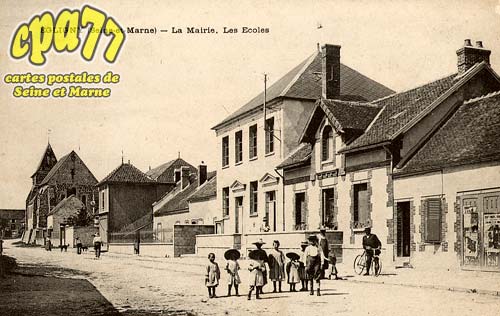 gligny - La Mairie, les Ecoles