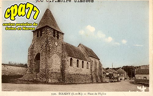 gligny - Place de l'Eglise