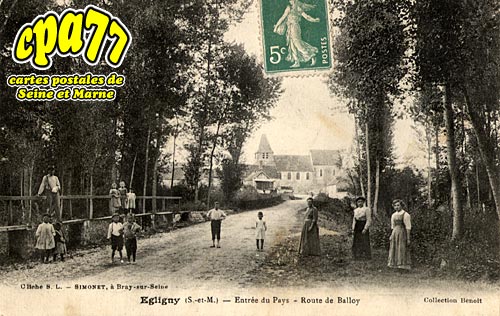 gligny - Entre du Pays - Route de Balloy