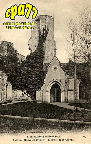 gligny - Ancienne Abbaye de Preuilly - L'Entre de la Chapelle