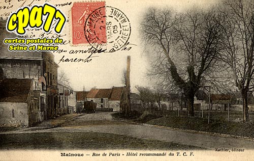 merainville - Rue de Paris - Htel recommand du T.C.F.
